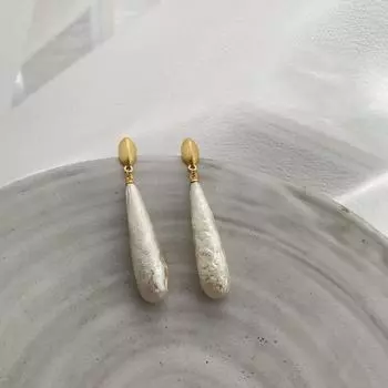 Ретро атмосферные нежные модные серебряные серьги-иглы с бахромой в стиле платья из хлопка с бусинами длинные серьги