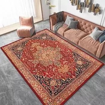 Ретро этнические ковры для гостиной, большие ковры, домашний декор, прихожая, ковер в стиле бохо, марокканская спальня, напольный коврик класса люкс 40X60cm-16x24in