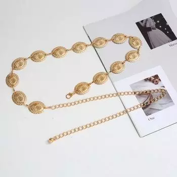 Ретро этнический геометрический пояс на талию, цепочка на живот, женский бикини, бохо, регулируемый размер, пояс, фестиваль, рейв, украшения для тела, аксессуары золотой