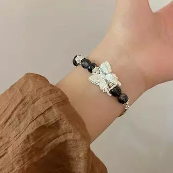 Ретро-бабочка, бисерный геометрический браслет-джокер, женский подарок