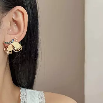 Ретро бабочка съемные серьги мода роскошь бабочка ювелирные изделия изысканный дизайн дамы подарок как