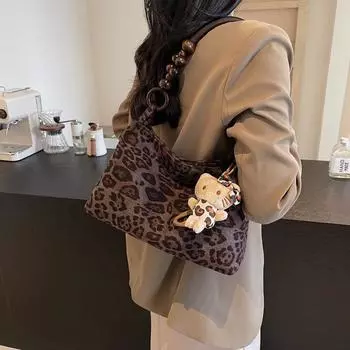 Ретро сумка женская 2024 осень и зима новая модная большая вместительная сумка высокого класса модная повседневная сумка через плечо