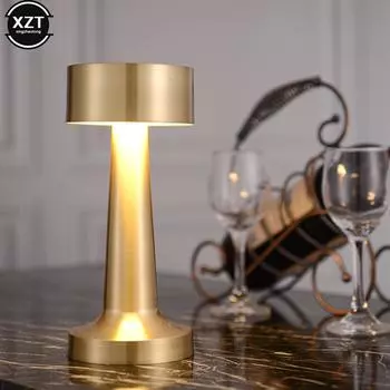 Ретро бар отель настольная лампа настольный ночник перезаряжаемый беспроводной декор украшение стол спальня кафе светодиодный ночник