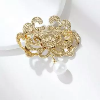 Ретро барокко жемчуг благоприятные облака броши для женщин костюм пальто ювелирные изделия вечерние аксессуары подарок