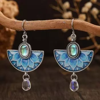 Ретро Богемные Серьги Для Женщин Бохо Этнические Подвесные Серьги Украшения Для Ушей Для Женщин Подарки