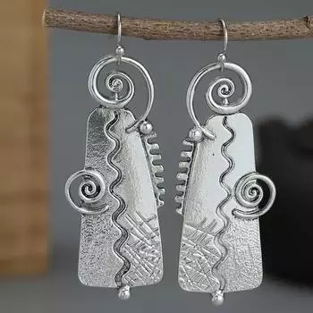 Ретро Богемные Серьги Для Женщин Бохо Этнические Подвесные Серьги Украшения Для Ушей Для Женщин Подарки