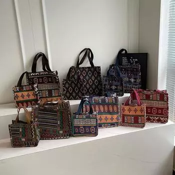 Ретро Большая сумка Женская модная универсальная повседневная сумка для поездок на работу Большая вместимость Сумка для студентов