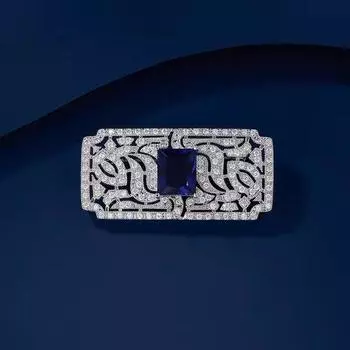 Ретро-брошь в виде квадратного костюма с гравировкой, женская легкая роскошная брошь в виде изысканного темпераментного пальто, аксессуары