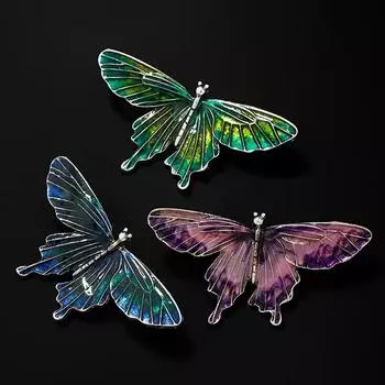 Ретро-брошь в виде насекомого, женская, изысканная, капающая масляная бабочка, корсаж, универсальный дизайн, нишевая булавка, аксессуары