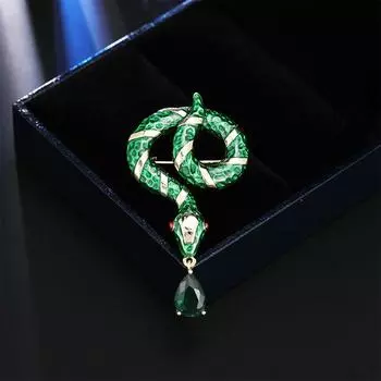 Ретро брошь змея персонализированная брошь зодиакальное животное змея модный универсальный костюм пальто куртка аксессуары фиолетовый