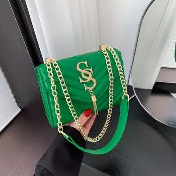 Retro casual messenger bag women s simple casual small square bag women s 2024 spring new fashion trend shoulder bag чёрный