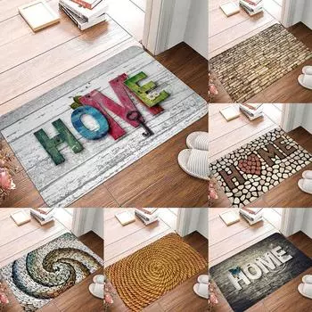 Retro Chessboard Plaid Bath Mats Fluffy Grids Soft Floral Carpet Bathroom Carpet Bedside Carpet Home Decor Anti Slip Floor Mats 40x60cm