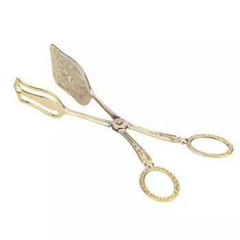 Ретро цинковый сплав щипцы для хлеба зажим для выпечки еды кухонный инструмент квадратная головка золото золотистый