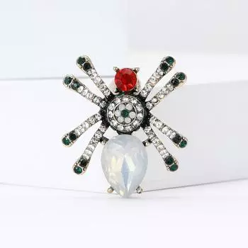 Retro Creative Alloy Rhinestone Bee Brooch Fashion Personality Men S And Women S Suit Cardigan Corsage Jewelry Pin