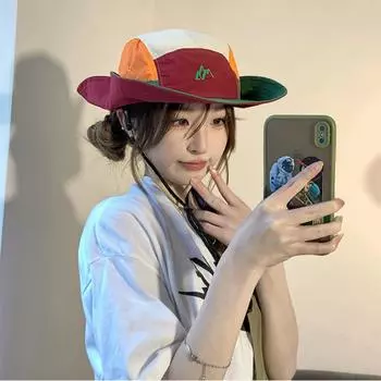 Ретро-цвета, быстросохнущие, с ремешком, панамы, женские, весна-лето, солнцезащитные, универсальные, повседневные, походные, мужские кепки 56-58cm тёмно-синий