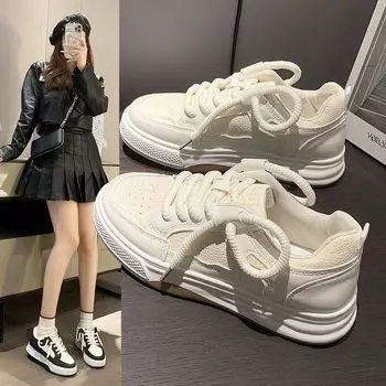 Retro dad shoes women s new autumn models in 2025, versatile soft-soled sports and leisure board shoes, sneakers 35