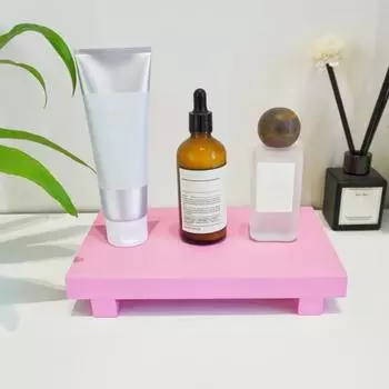 Ретро деревянный поднос для ванной комнаты держатель мыла гладкая поверхность без заусенцев прочная несущая способность чёрный