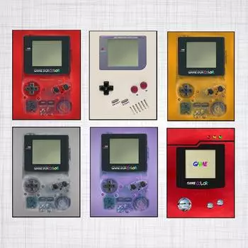 Ретро детский красочный постер для игровой консоли, художественная картина, принт, винтажный игрушечный плеер, холст, картина, детская спальня, стена, домашний декор 21x30cm No Framed