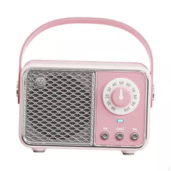 Ретро-динамик для улицы, небольшой аудио-модный, практичный, подарки, сабвуфер, портативный, мини оранжевый