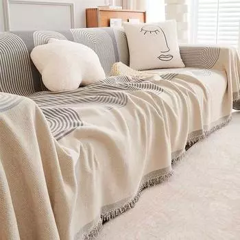 Ретро диван-полотенце с защитой от кошачьих царапин, полное покрытие, чехол для дивана, чехол для подушки 180*130cm