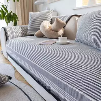 Ретро диванная подушка с рисунком «гусиные лапки» для гостиной, чехол для дивана из хлопка и льна, четыре сезона, махровая ткань, подушка для сиденья P 70*70cm