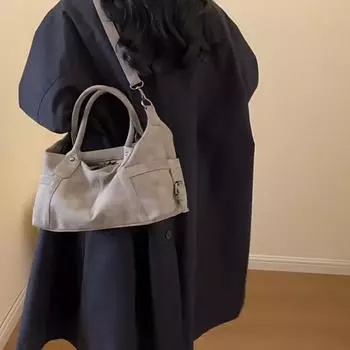 Ретро-дизайн сумки на плечо из искусственной кожи для женщин модная большая вместительная сумка подмышки женская сумка через плечо сумки 36x15x20cm хаки