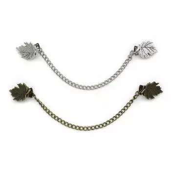 Ретро джентльмен кисточка брошь грация костюм воротник рубашки цепь костюм брошь свадьба style 4