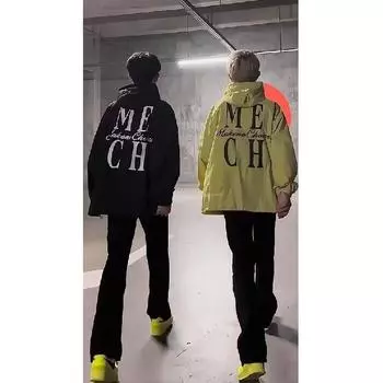 Ретро джинсы мужские осенние новые стильные взрывные уличные хулиганские красивые повседневные брюки для подростков свободные прямые широкие мужские брюки S