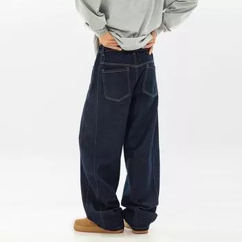 Ретро джинсы мужские весенние брюки прямые брюки свободные брюки M