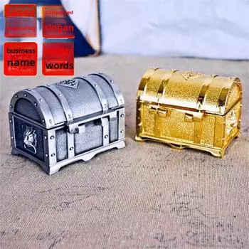 Ретро европейская гальванизированная оловянная шкатулка для украшений 2176