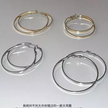 Retro exaggerated large earrings, women s exquisite fashion temperament earrings, niche high-end silver needle earrings, new 925 silver needles