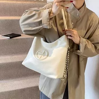 Retro fashion one-shoulder special bag simple solid color large-capacity backpack