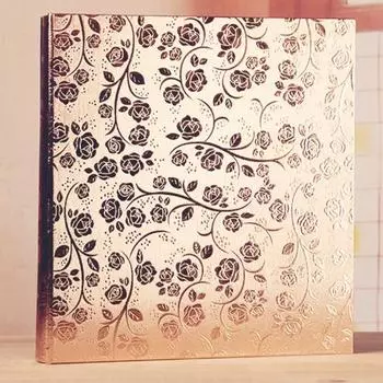 Ретро фотоальбом большой емкости из искусственной кожи скрапбук Свадебная семейная фотокнига для карт 3