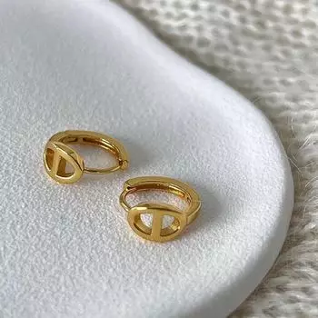 Ретро французские клипсы для ушей в виде свиного носа: Универсальные повседневные серьги для женщин. EH2920