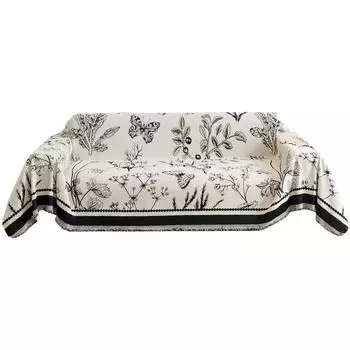 Retro French Sofa Cover Cloth Full Cover Chenille Universal Light Luxury High-end Sofa Cushion Cover for All Seasons 180*130cm