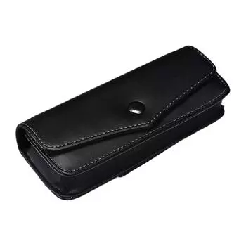 Ретро-футляр для очков из искусственной кожи с двухцветной коробкой, коробка для хранения очков, ретро-коробка для хранения очков при пресбиопии, кожаная коробка для хранения на поясе