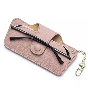 Retro Genuine Leather Glasses Case Handmade Reading Glasses Storage Bag Eyewear Protector Student