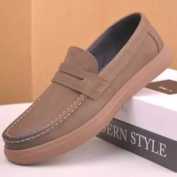 Retro Genuine Leather Men s Dress Shoes Business Formal Oxfords Footwear Man Leather Shoes for Men Loafers Zapatos Hombre 38