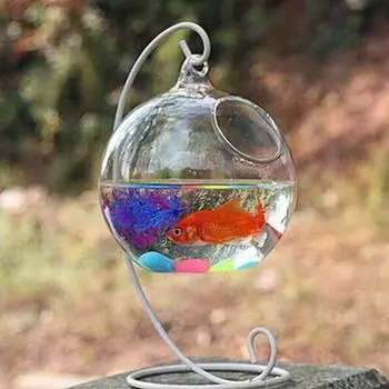 Retro Glass Ball Hanging Stand Candle Holder Wedding Iron Art Home Decor Rack белый