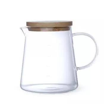 Retro Glass Coffee Drip Current Model J-kitchens Heat-Resistant Pot, 80xH112mm, 580cc,