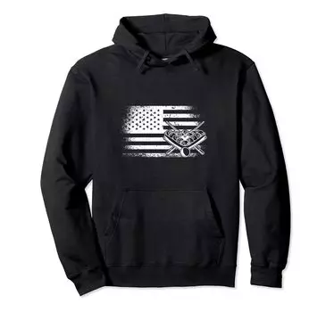 Retro Graphic Pool Billiard Snooker Billiard Cue 8 Ball Chalk Hoodie чёрный
