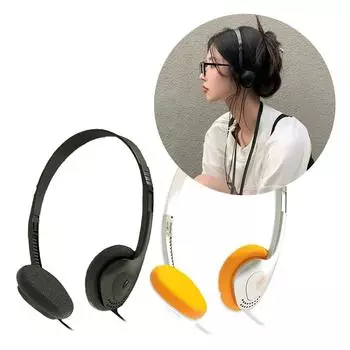 Ретро-гарнитура, наушники-вкладыши, HIFI-звук, поддержка 3,5 мм, AUX 3.5, легкая и портативная индивидуальность жёлтый