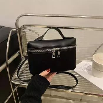 Retro High-Value Matte Casual Underarm Bucket Bag Women S Bag Fashionable Shoulder Messenger Bag Tide красный