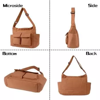 Ретро-холщовая сумка, мужская, вместительная, повседневная, сумка через плечо для почтальона, женская, инструментальная, ветровая, многофункциональная, сумка-мессенджер для отдыха на природе 38*16*33cm хаки