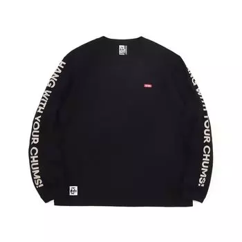 Retro HWYC Brushed Black x Greige [Chums] L/S T-Shirt Men s