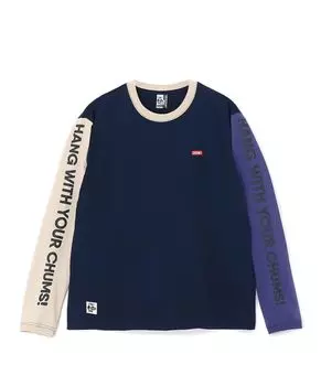 Retro HWYC Purple Crazy [Chums] L/S T-Shirt Men s