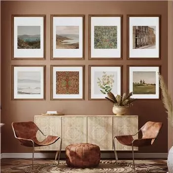 Ретро и винтажная картина на холсте, печать плакатов, европейская квадратная галерея, настенное искусство, современное украшение для фермерского дома, картина, живопись 20x20cm No Frame