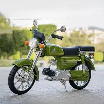 Ретро игрушечная модель мотоцикла из сплава со звуком и светом для детей