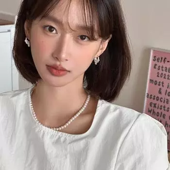 Retro irregular love plain ring earrings women s niche design earrings fashion high-end earrings copper