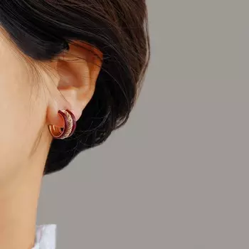 Ретро искажение С-образные серьги дизайн смысл дамы изысканные серьги праздничные украшения вечеринка как